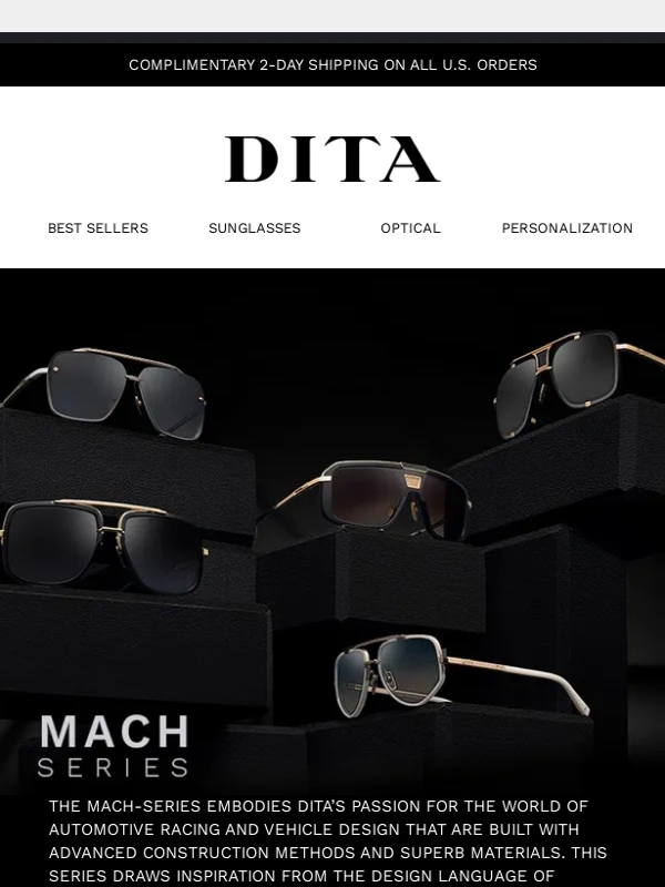Dita - Inspired by Supercars. Crafted by DITA