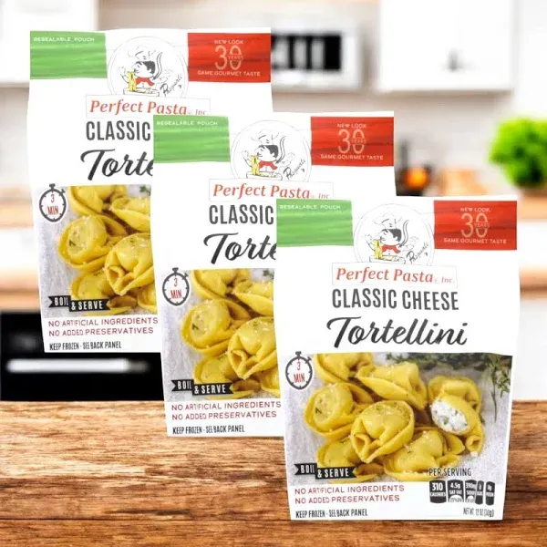 Perfect Pasta Classic Cheese Tortellini 3 Pack
