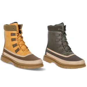 Totes Men's Faux Leather Winter Boots