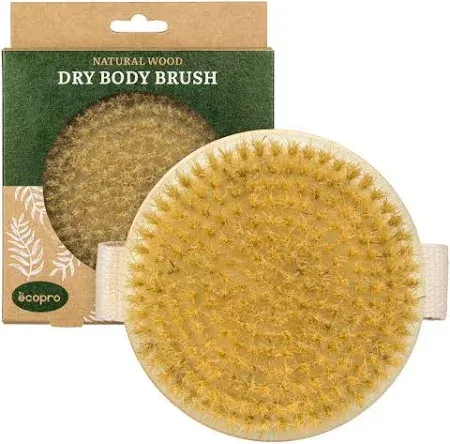 Ecopro Natural Wood Dry Body Brush