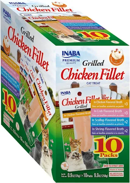 Inaba Grilled Chicken Fillet Cat Treat