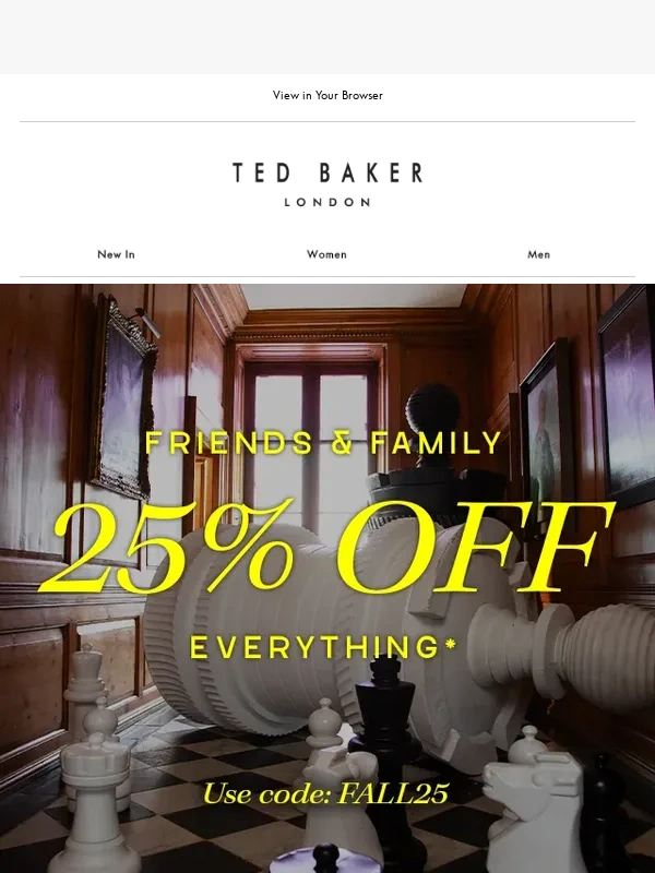 Ted Baker - Ted Baker's Friends & Family Event