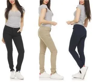 3 Pack of Stretchy Skinny Chino Pants