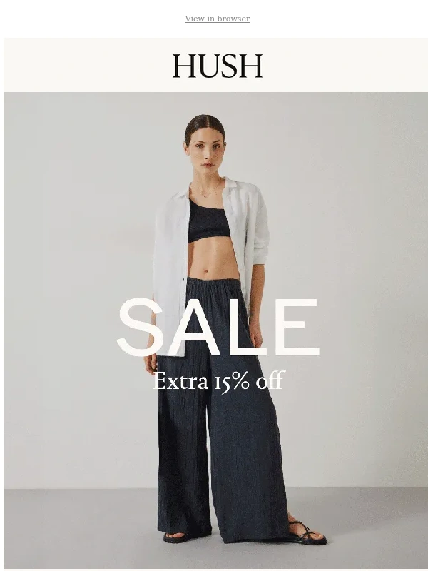 Hush - Sale | Selling fast