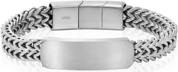 Invicta Men's Double Row Franco ID Bracelet