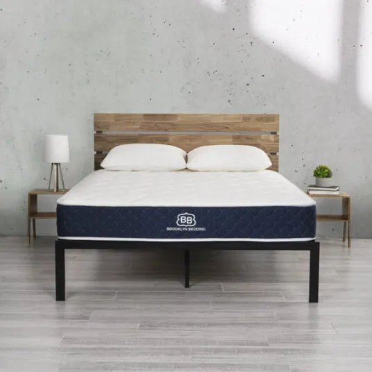 Brooklyn Bedding standard 10″ firm hybrid mattress with cooling cover