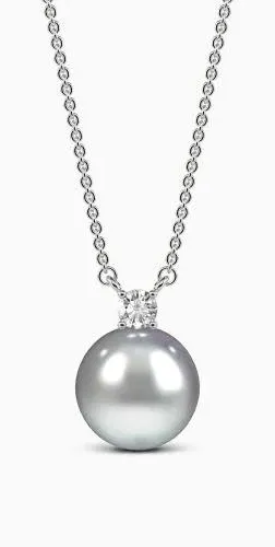 "A Love Glowing True" 9.5-10mm Freshwater Pearl Necklace