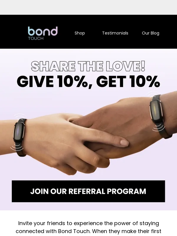 Bond Touch - Earn Cashback When You Refer a Friend! ?