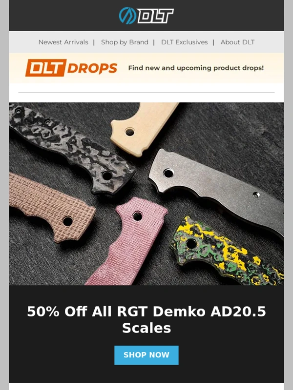 DLT Trading - New Arrivals from Bradford,White River,RMJ,RGT Demko Scales on Sale,& more