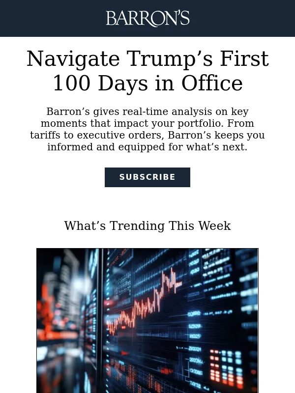 Barron's - How did Trump’s First 100 Days Shape the Markets?