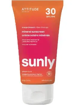 ATTITUDE Mineral Sunscreen SPF 30 Orange Blossom 5.2 oz.