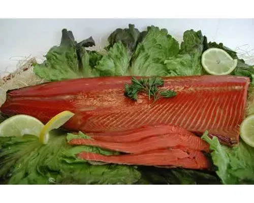 Alaskan Smoked Sockeye Salmon Whole Fillet