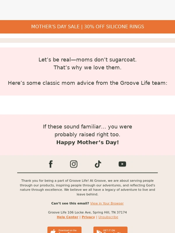 Groove Life - ?️ The Groove Life - Things Our Moms Said (That Still Hit Today)