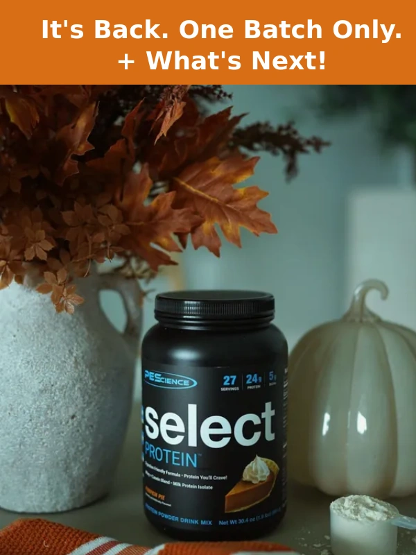 PEScience - ?Final day to save on Pumpkin Protein + coming soon