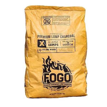 FOGO Super Premium (Gold Bag) All Natural Lump Charcoal 17.6 lb Mfr# FP17 - Ace Hardware $29.95