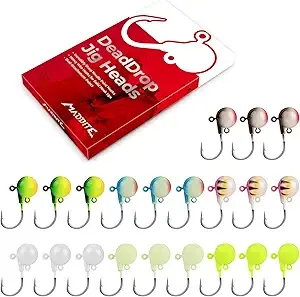 MadBite Dead Drop Fishing Jig Heads (various) from $4.79 + Free Shipping w/ Prime or orders $35+