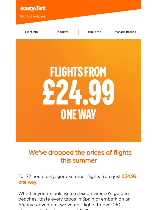 Nespresso - Summer flights price drops ⬇️