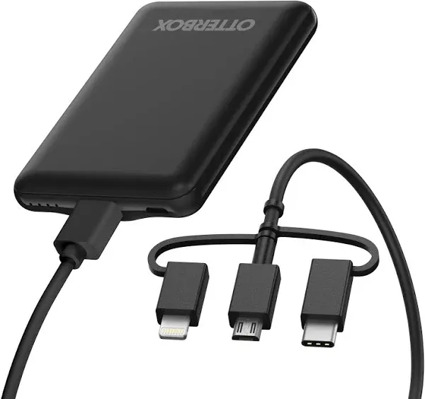 OtterBox Power Bank 5,000 mAh 3-in-1 Cable