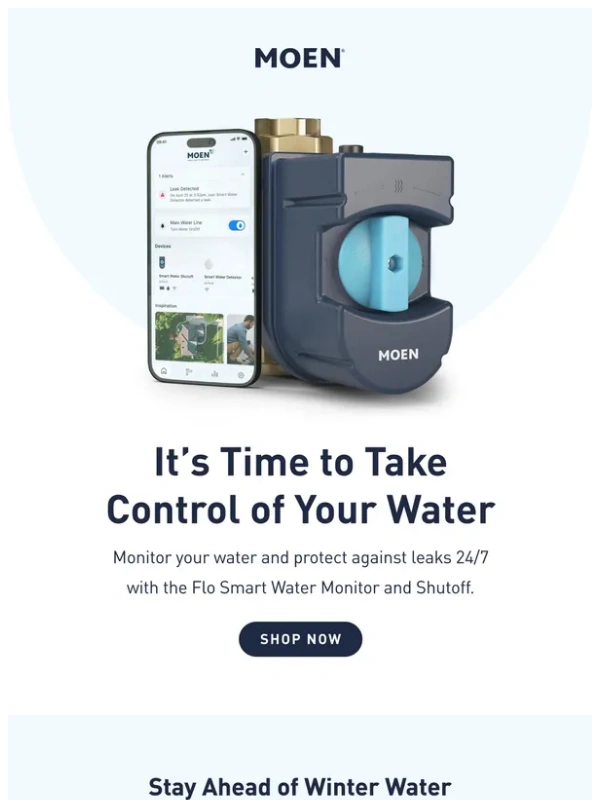 Moen - Stop Water Damage Before it Starts