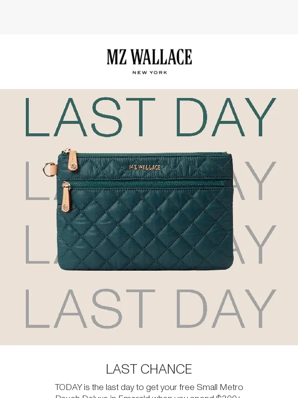 MZ Wallace - One more chance for your FREE gift