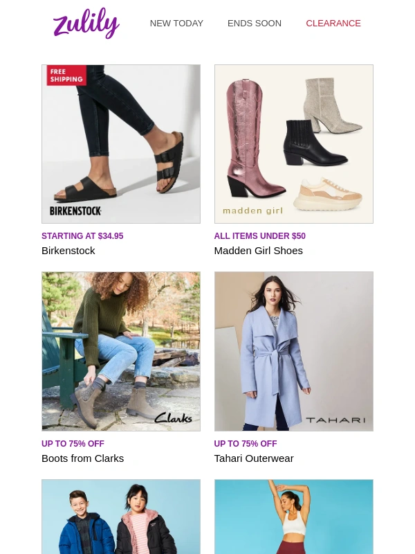Zulily - Birkenstock | Madden Girl | s | Tahari
