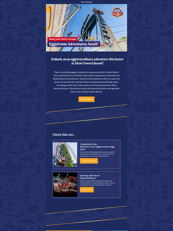 Alton Towers - Ride Into Easter at Alton Towers Resort! ?
