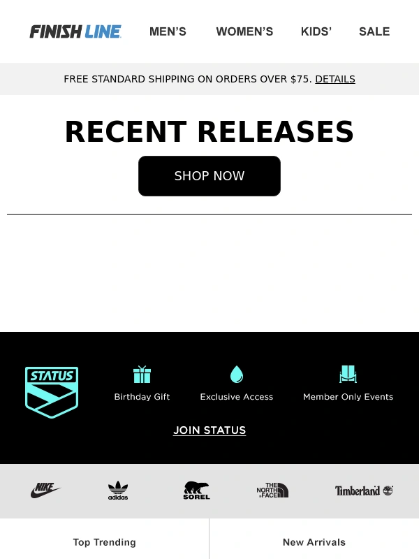 Finish Line - Rotation need a refresh? We've got you ?
