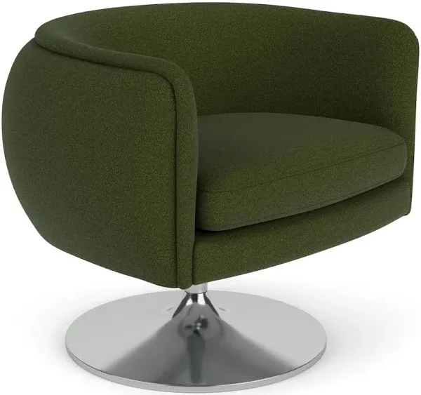 Design Within Reach Knoll 'd''urso Swivel Lounge Chair'