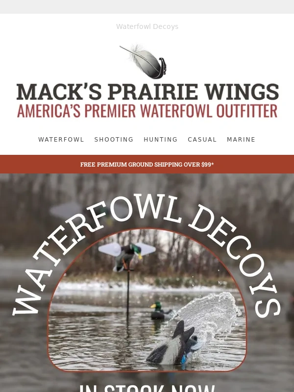 Macks Prairie Wings - ? Shop High-Quality Waterfowl Decoys from Mack's!