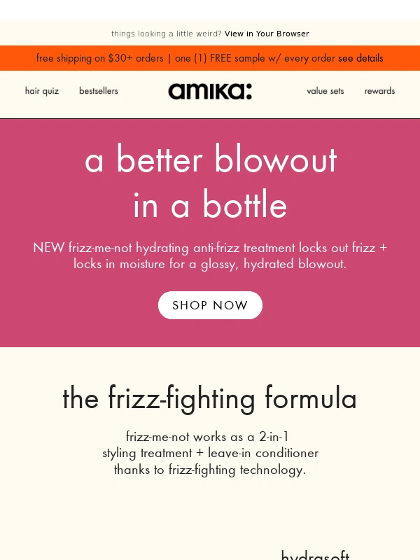 Amika - 3 days of NO frizz?!️