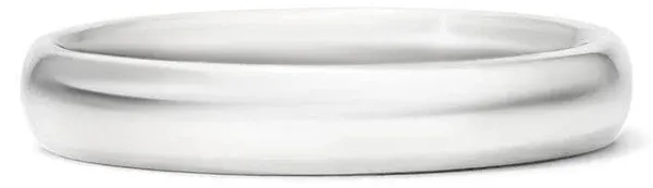Slightly Domed Comfort Fit Mens Wedding Ring