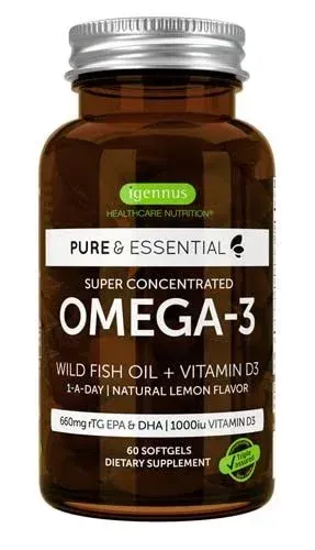 Igennus Pure & Essential Omega-3 Wild Fish Oil