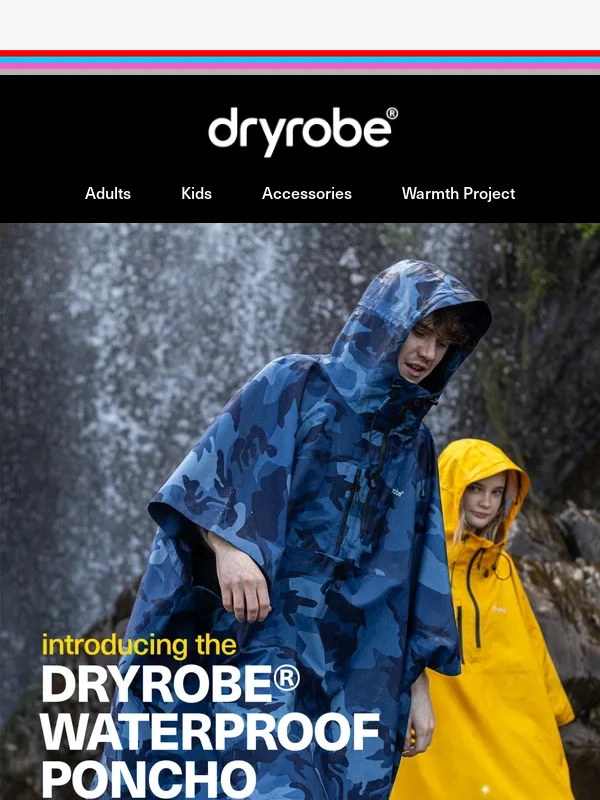 dryrobe® - Introducing the dryrobe® Waterproof Poncho ?️