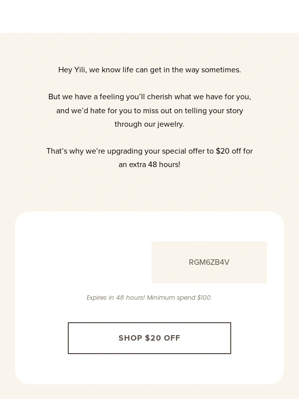 Made By Mary - Surprise! You just unlocked $20 off