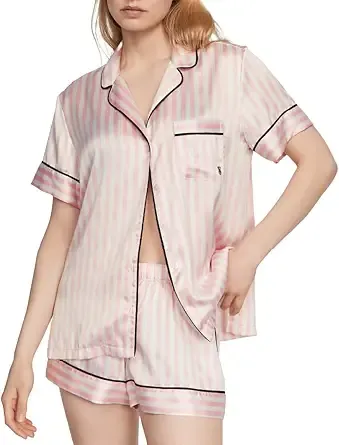 Victoria's Secret Satin Pajama Set Short Sleeve