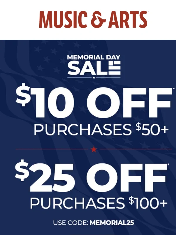 Music & Arts - Last Chance! Sale ends soon