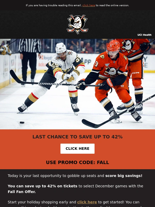 Ticket Master - Use Your Fall Fan Code for Sens,Knights before it expires