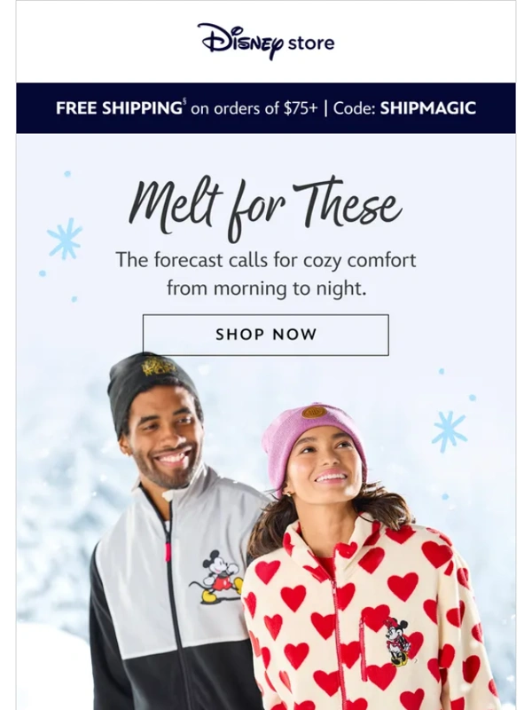 Disney - Snuggly styles for cooler temps❄