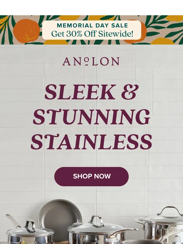 Anolon - Cook with Precision & Style – at 30% off!