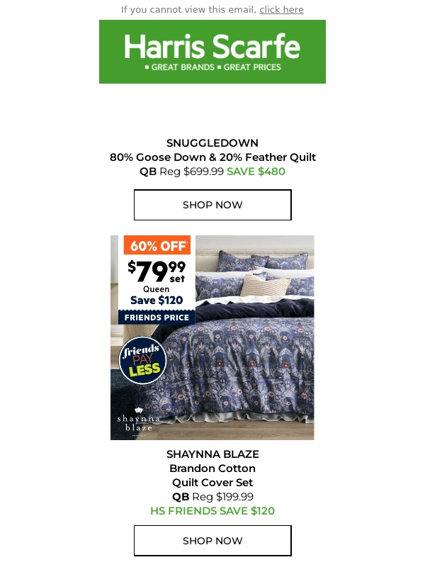 Harris Scarfe - MASSIVE SALE Is Here | Shop The Catalogue