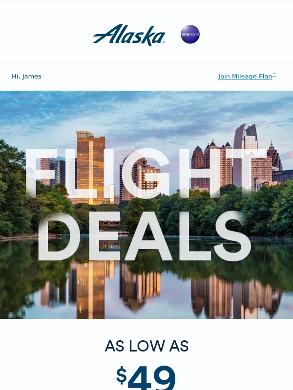 Alaska Airlines - Flight deals for your next escape