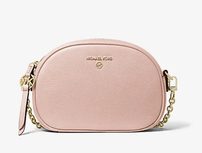 Jet Set Small Pebbled Leather Convertible Camera Bag