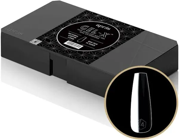 APRES Gel-X Natural Coffin Long Box of Tips