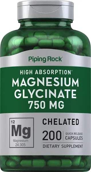 Magnesium Glycinate 750 mg Quick Release Capsules
