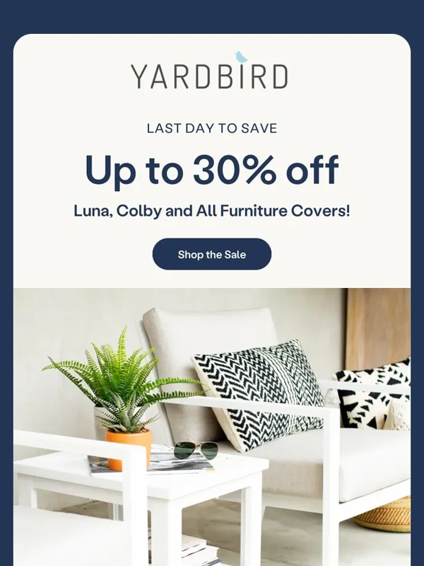Yardbird - Final Day to Save!