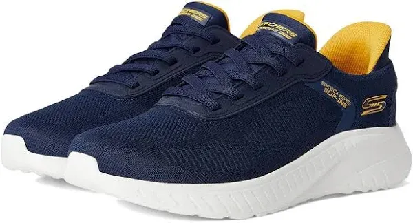 Skechers Men's BOBS Squad Chaos-Solid Step Slip-Ins