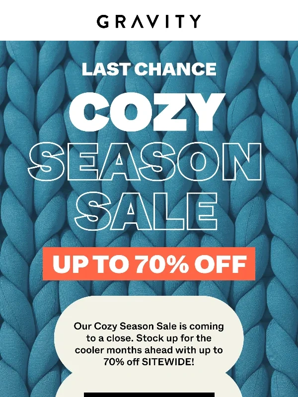 Gravity Blanket - LAST CHANCE | COZY SEASON SALE