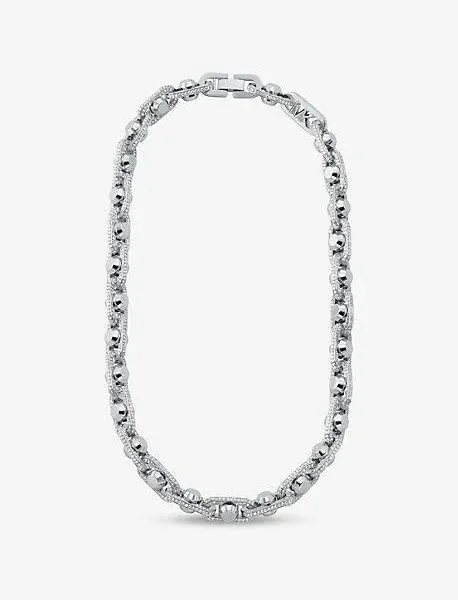 Michael Kors Women's Pavé Astor Link Chain Necklace