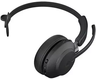 Jabra Evolve2 65 Link380c MS USB-C Mono Wireless On-Ear Headset - Black