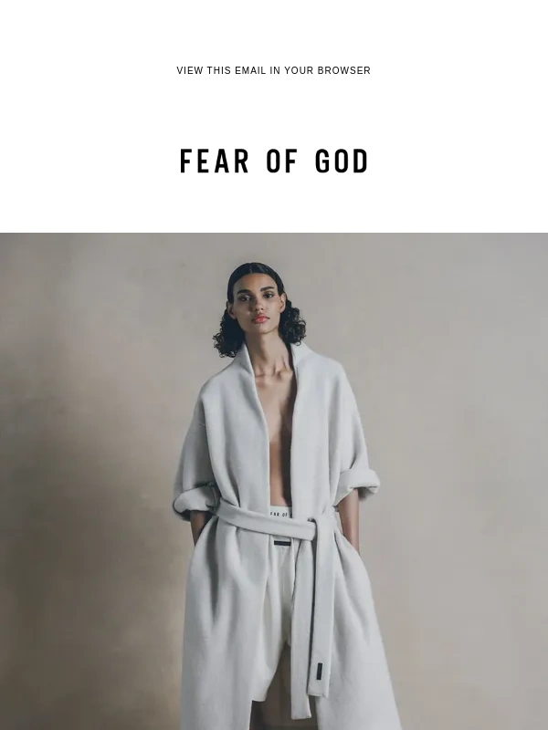 Fear Of God - Fear of God Loungewear has arrived